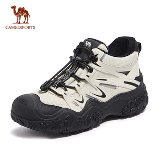 CAMEL SPORTS Sapatos Fofos Para Atividades Ao Ar Livre Femininos De Cano Alto Esportivos Sola Grossa E Veludo Caminhada