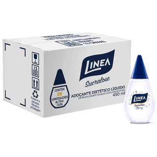 Adoçante Líquido Sucralose 6x75ml Linea em Oferta na Shopee