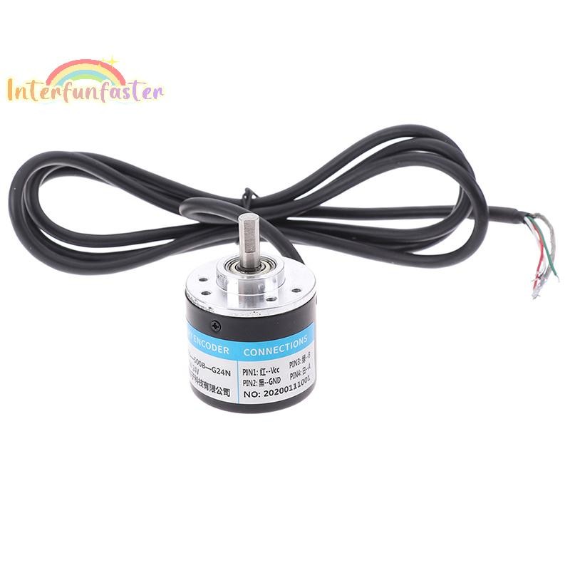 [Interfunfasterb] Codificador Rotativo Incremental Fotoelétrico 100/200/360/400/500/600P/R 5V-24V [Novo]