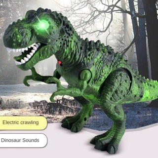 Brinquedo de dinossauro elétrico simulação latindo andando elétrico Overlord dinossauro brinquedo infantil
