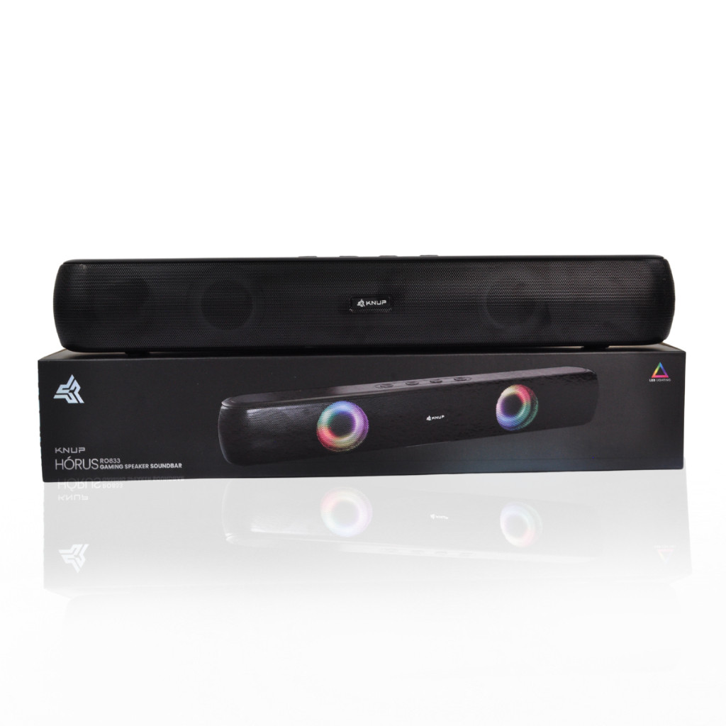 Caixa De Som Soundbar Bluetooth Speaker Tv Rgb P2 Sd Pc Note