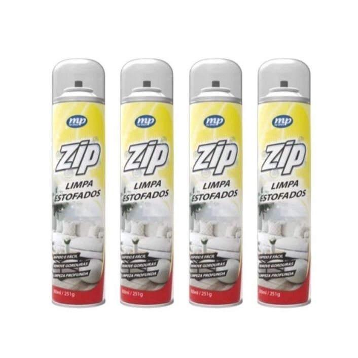 KIT Limpa Estofados Spray Zip Clean 300ml/251g C/2 ou 3 Unid