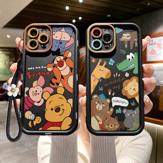 Capa De Animais Fofos De Desenho Animado Compatível Com IPhone 11 12 13 14 15 16 PRO MAX XR XS 6 7 6S 8 Plus 6SPlus 7Plu