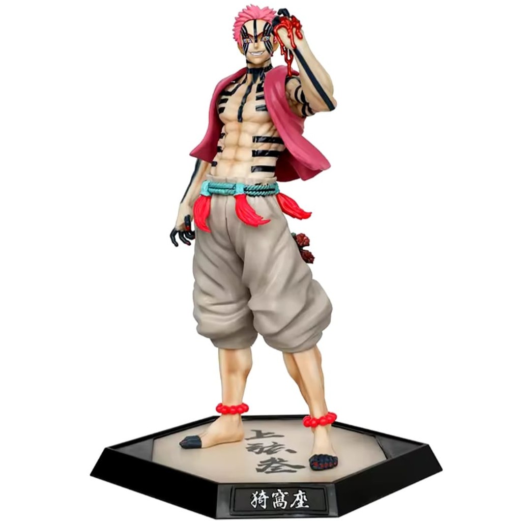 Boneco Akaza Demon Slayer Estatueta Colecionavel Lua Superior Anime ...