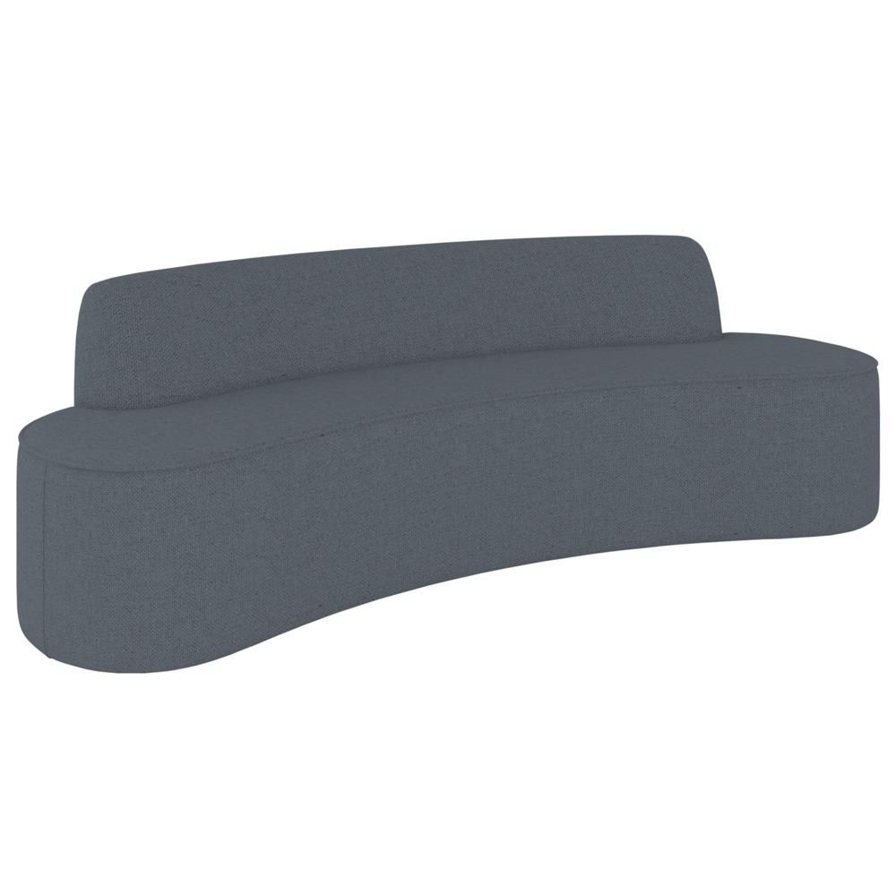 Sofá 5 Lugares para Sala de Estar Living 280cm Koane D06 Linho Mescla ...