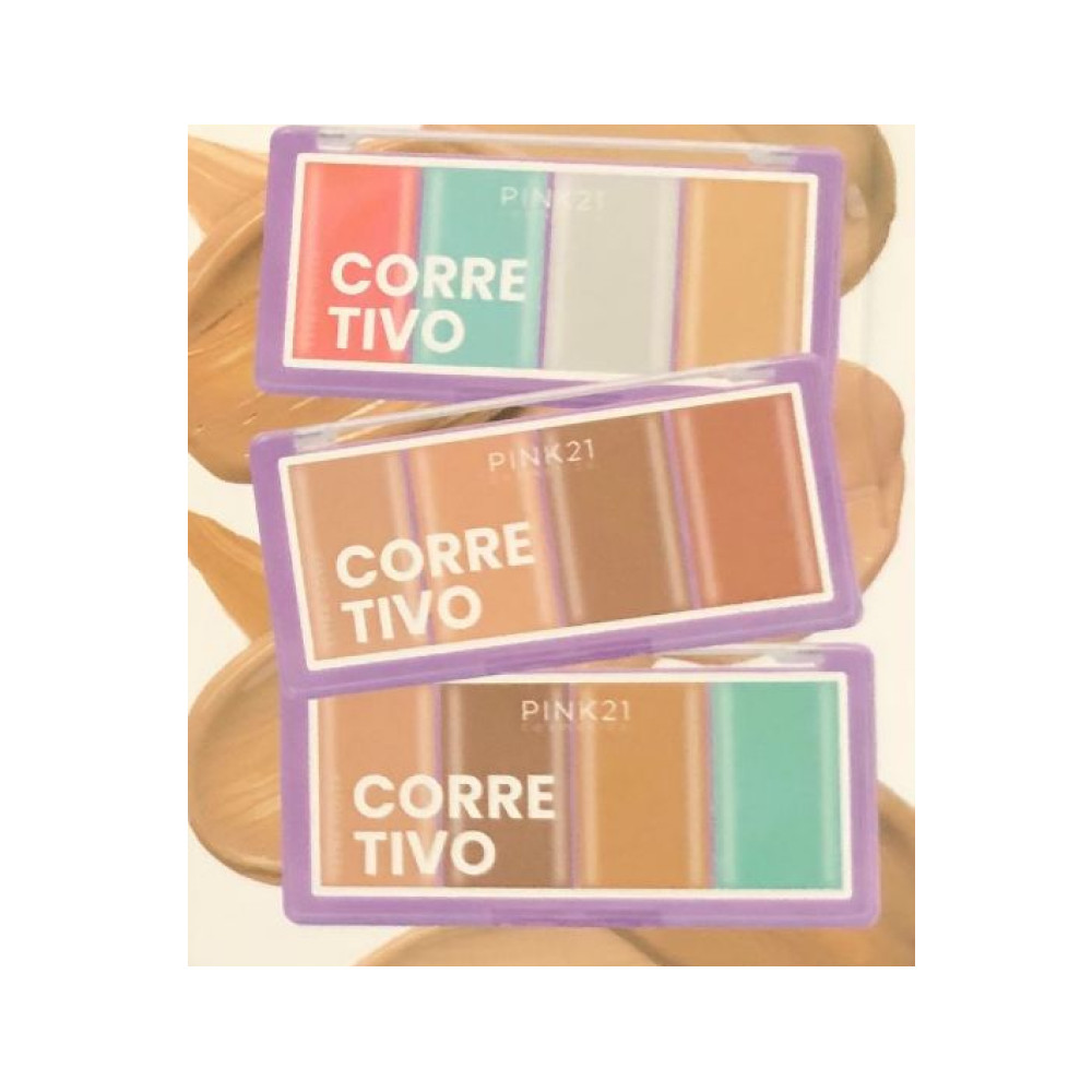 Paleta de Corretivo Extra Cover - Pink 21 | Shopee Brasil