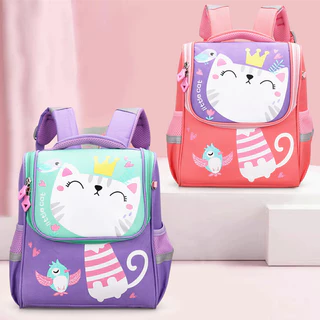 2024 Nova Mochila Infantil Dos Desenhos Animados Bonito Reduzindo Carga Jardim De Infância Médio E Grande Cl