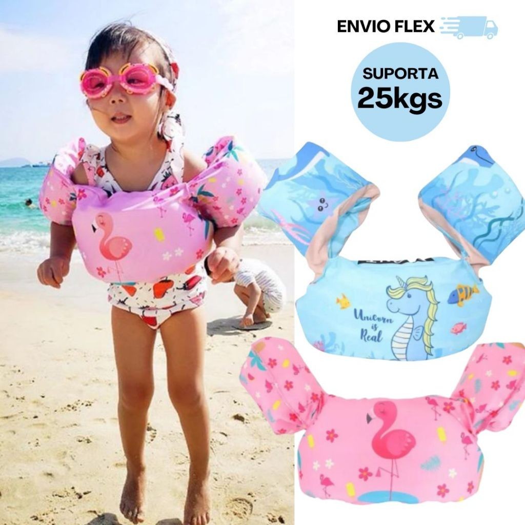 Colete Piscina Boia Peitoral Boia De Braço Crianca Infantil Kids Bóia ...