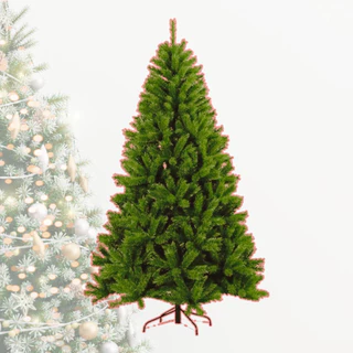 Árvore De Natal Pinheiro Cheia 1,80 Verde Luxo 759 Galhos Sala Apartamento 180cm Média Gorda Classica Tradicional