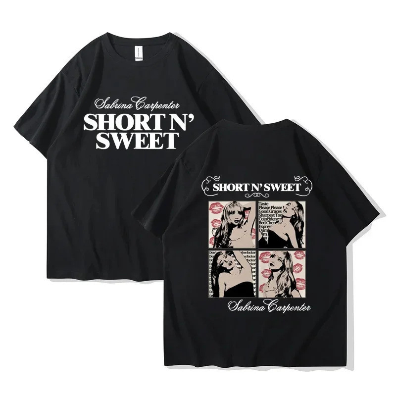 Camiseta Sabrina Carpenter Short N' Sweet T Shirt Fashion Men
