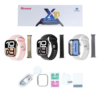 Smartwatch S10 46mm Series 10 2025 Relogio Microwear 2 Pulseira capa pelicula , Chat Gpt