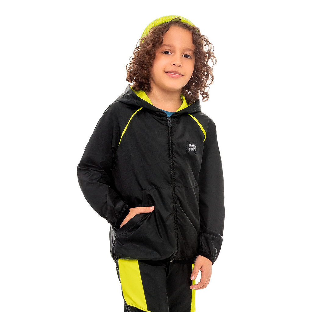Jaqueta Corta Vento Infantil Menino Frio Impermeavel Kamylus | Shopee ...