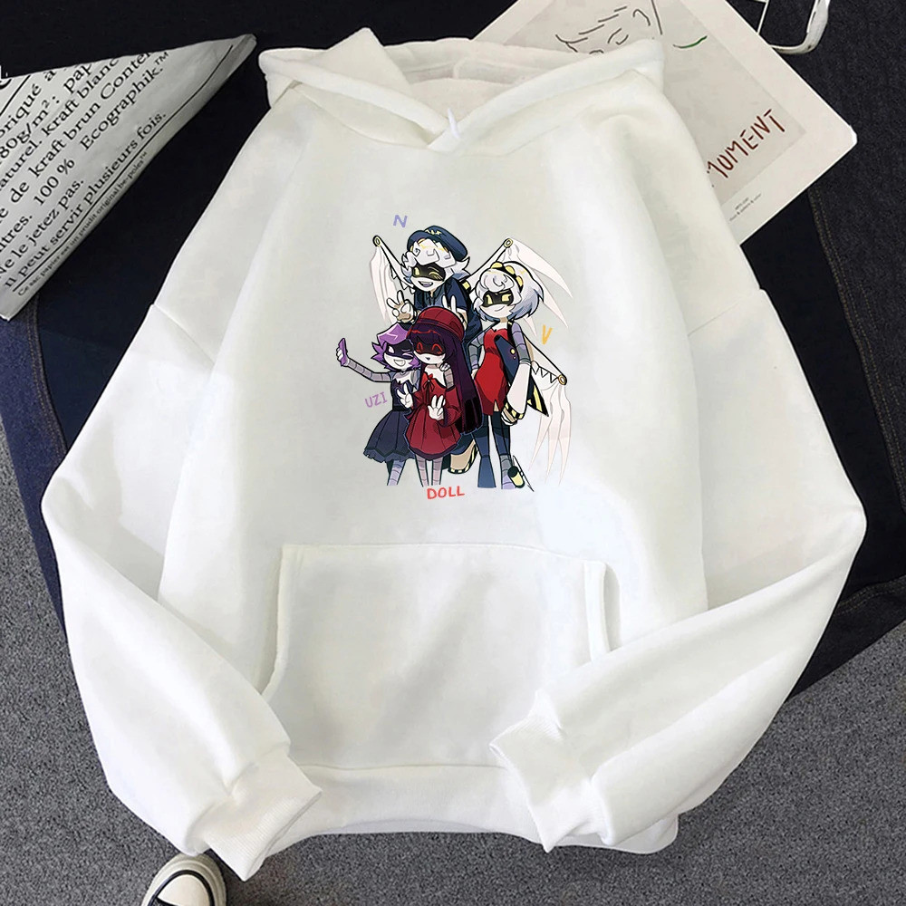 Moletom Canguru Murder Drones Uzi Doll N V Hoodie Women Harajuku
