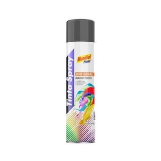 Tinta Spray Cinza Primer Uso Geral Mundial Prime 400ml