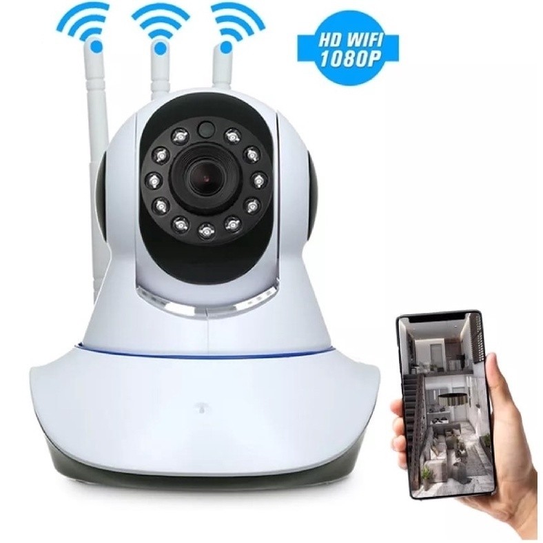 Câmera camera Wifi Segurança 360º 720p Sistema Yoosee/yyp2p