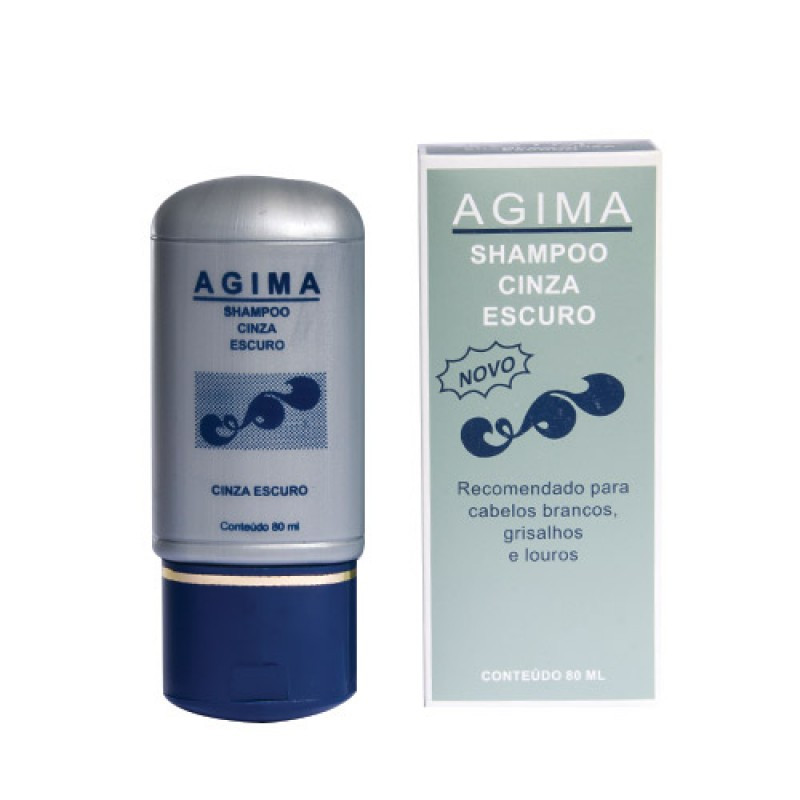 SHAMPOO CINZA ESCURO AGIMA 80ML | Shopee Brasil