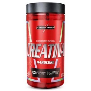 Integralmedica - Creatina em Cápsulas Hardcore - 100% Pura e Monohidratada - 120 Cápsulas em Oferta na Shopee