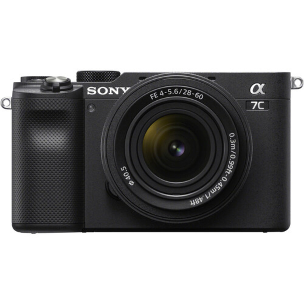 CÂMERA SONY A7C MIRRORLESS COM LENTE 28-60MM PRETA ILCE7CL/B