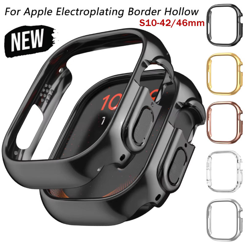 Capa Fosca Para PC Rígido À Prova De Choque Com Borda Protetora Apple Watch ultra 49mm 46mm 45mm 44mm 41mm 40mm 42mm 38m