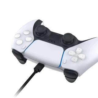 Cabo Tipo C para Controle PS5 2m Carregamento Rápido Nylon Reforçado Gamer