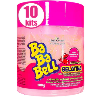 10 GELATINA CAPILAR TUTTI FRUTTI BELL CORPUS FIXAÇÃO E VOLUME