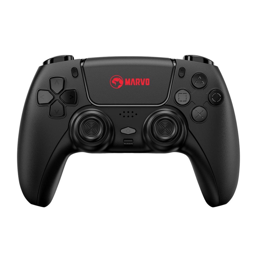 Controle de Video Game Sem Fio Marvo GT-90, Compatível Com PS4/PS3/Windows/IOS/Android, Black