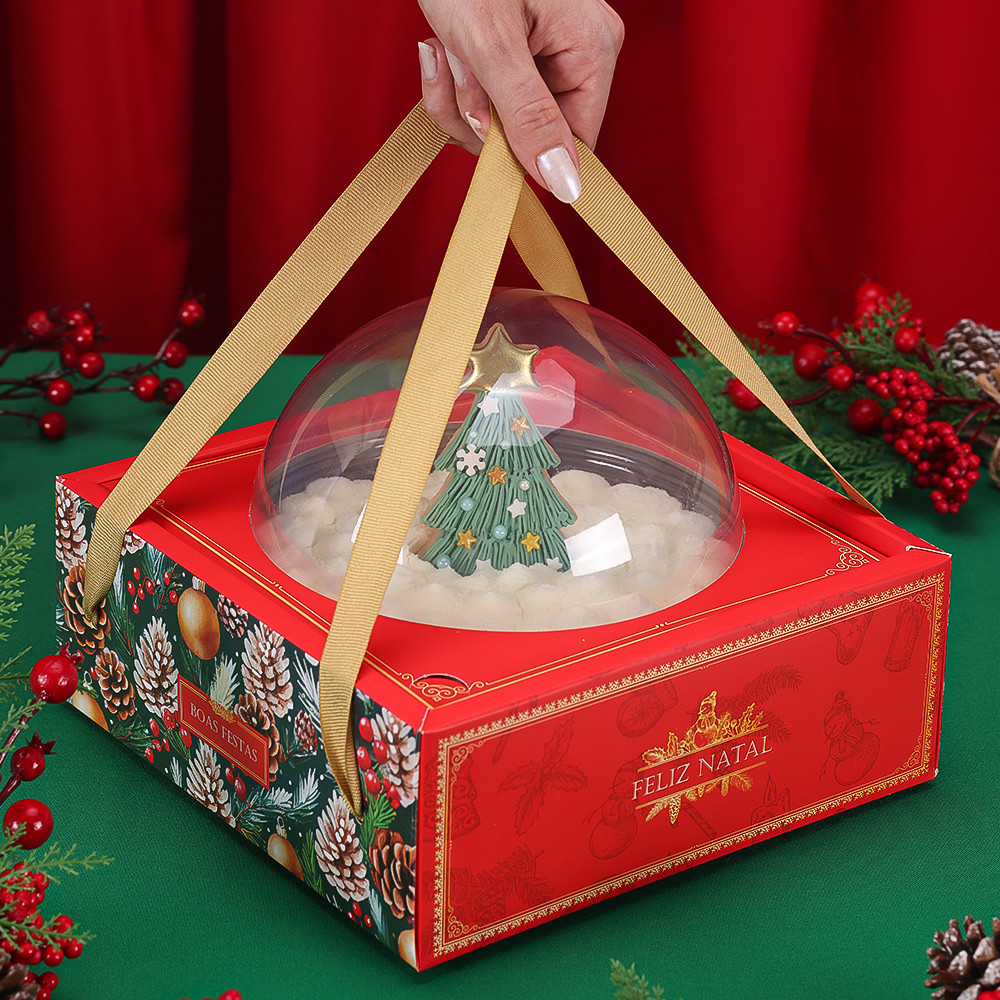 5 EMBALAGEM P/ SOBREMESA BOLA DE NATAL 4462 (JANGO NATAL 2024) 4433 ...