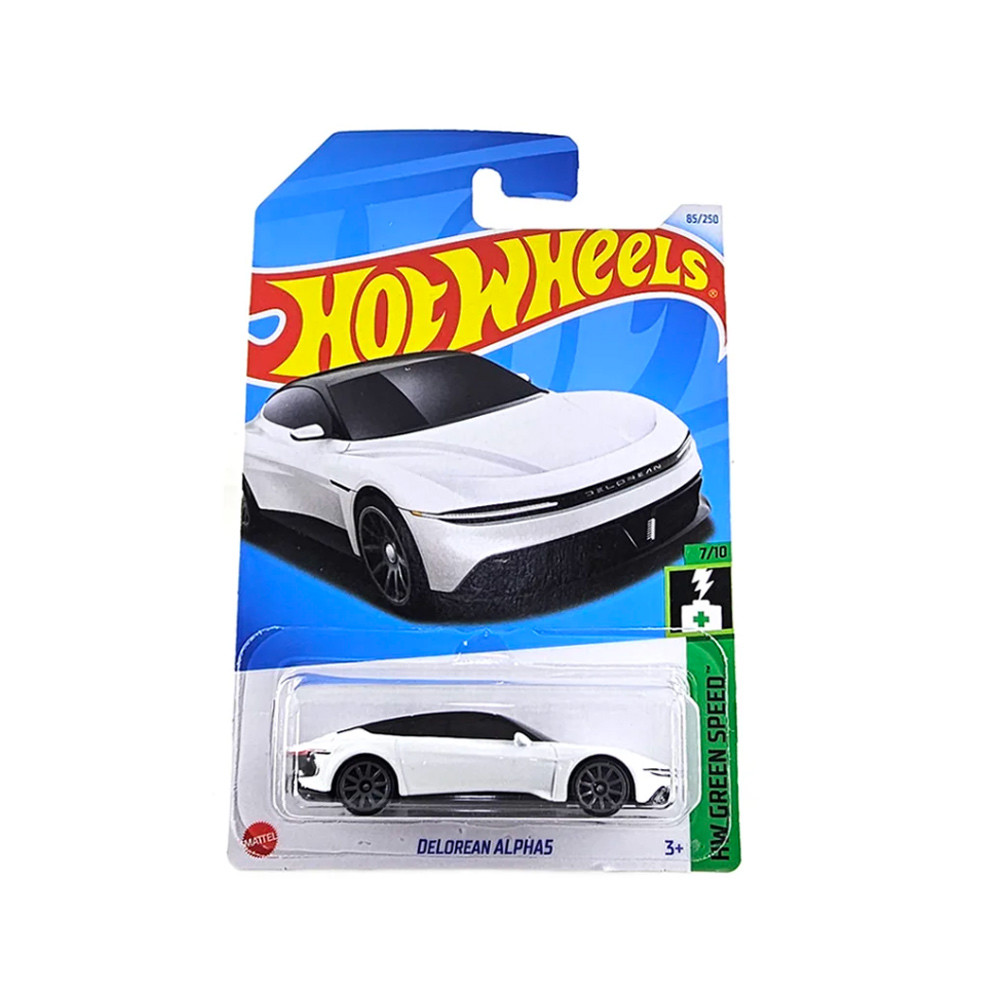 Hot Wheels DeLorean Alpha5 2021 - Série Green Speed (7/10) - Blanc - Édition Limitée 85/250