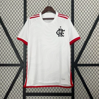 P-4GG 2024-25 Personalizáveis Camisas De Futebol FLMG Home Jersey Men Branco