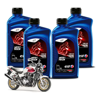Troca de Óleo Honda CB1300SF Elf Sintético 10W-50 Tech