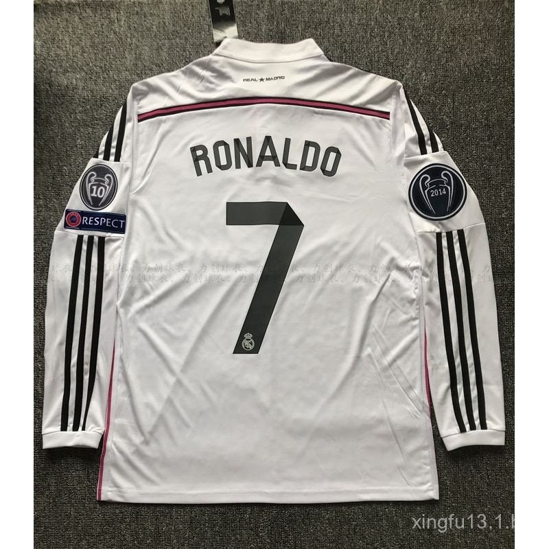 14-15 Real Madrid Ronaldo Camisa de futebol retro Jersey