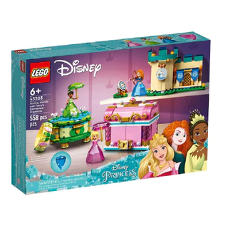 Criações Encantadas Aurora Merida Tiana 43203 558 Peças Lego