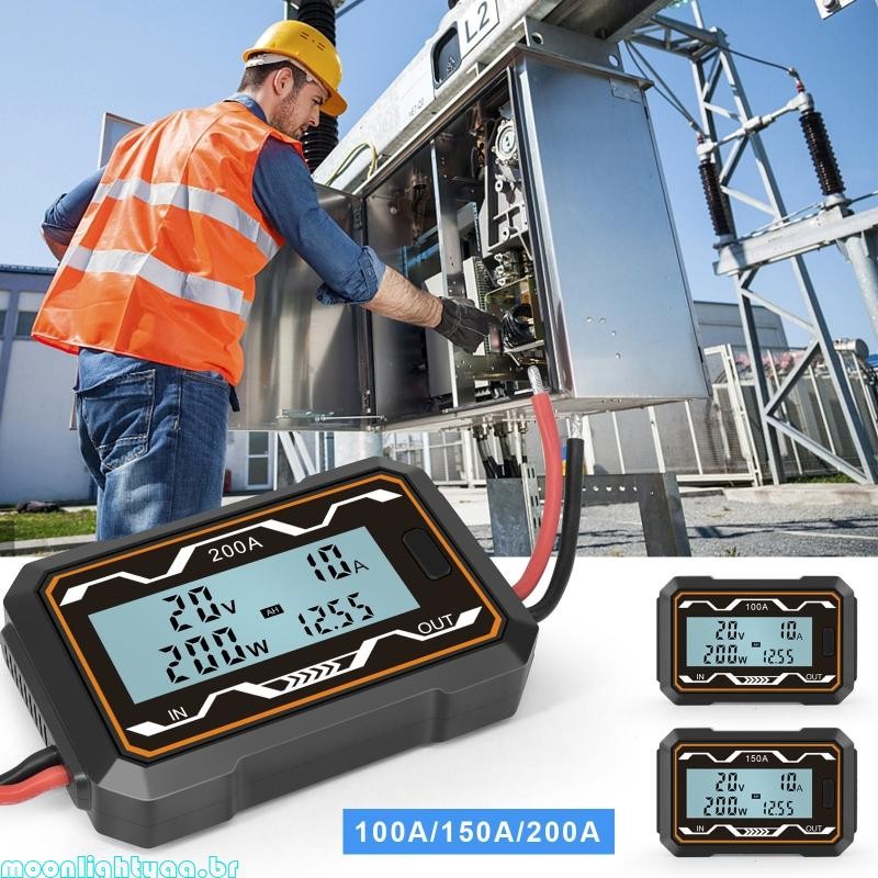 Watt Meter Power Analyzer Voltage Amp Meter 100A | Shopee Brasil