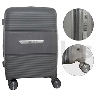 Mala de Viagem Bordo ABS Com Rodinhas 360 Graus Cadeado Flat em Oferta na Shopee