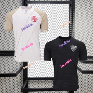 Camisa Masculina Bege/Preto 24/25 Vasco III Camisa De Futebol