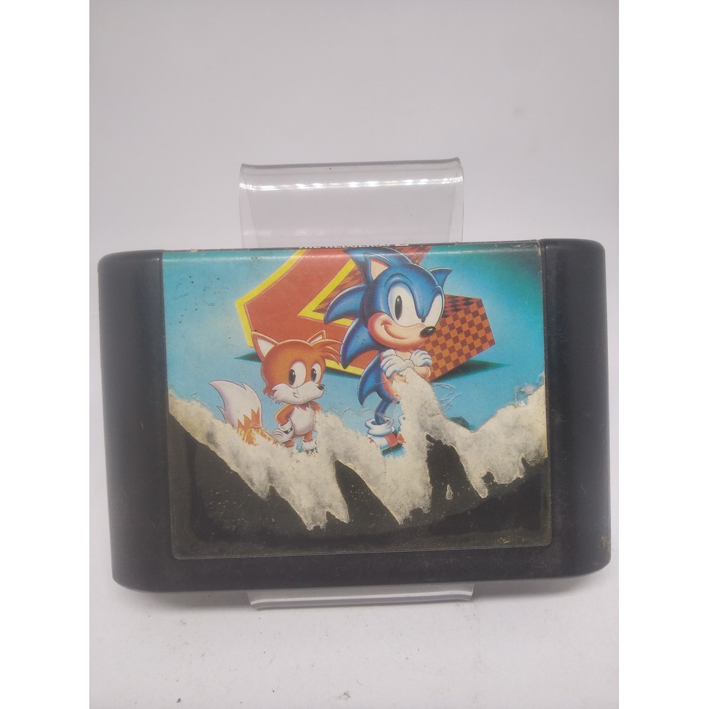 SONIC THE HEDGEHOG 2 MEGA DRIVE ORIGINAL | Shopee Brasil