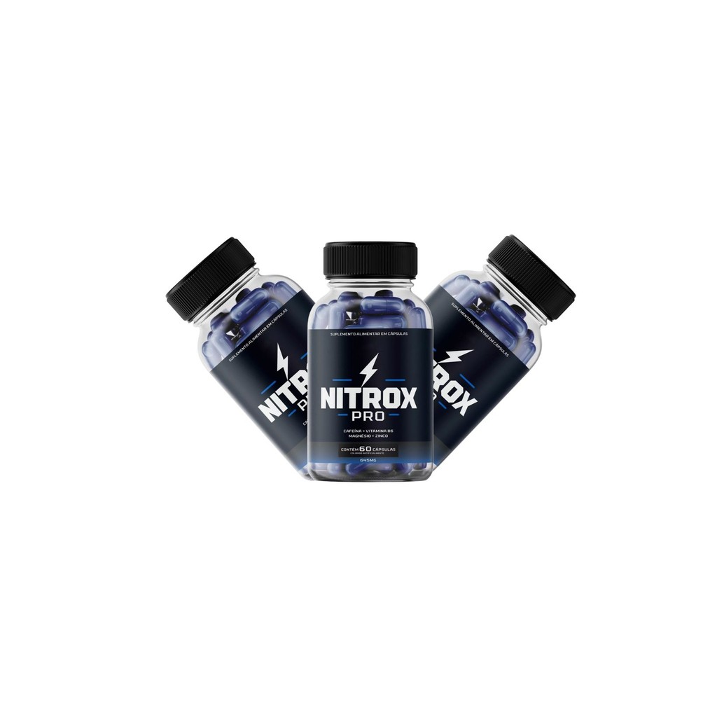 3 Un Nitrox Pro - 180 caps - Envio Imediato | Shopee Brasil