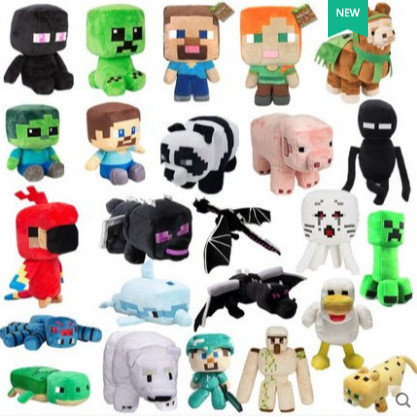 Novo Minecraft MC Boneca De Pelúcia Acessórios De Jogo Presentes Para ...