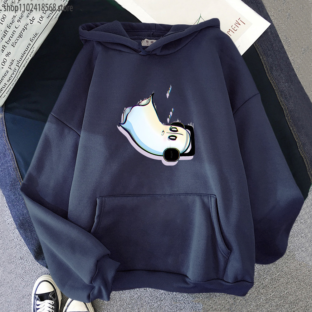 Triste Napstablook Hoodies Roupas Kawaii Undertale Jogo Moletom Fantasma Masculinas Manga Longa Shopee Brasil