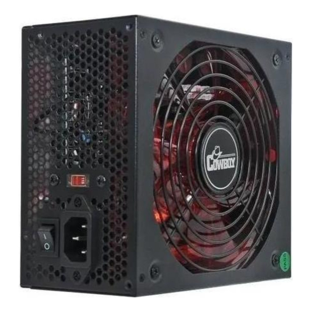 Fonte Atx 600w Reais Gamer Ultra Silenciosa Pc Bivolt Led
