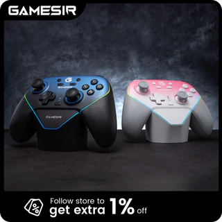 Controlador De Interruptor Sem Fio GameSir Super Nova Com Doca De Carregamento , Joystick De PC Efeito Hall Para Nintend