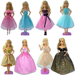 Boneca Anlily Vestido De Festa Com Acessórios - Castela