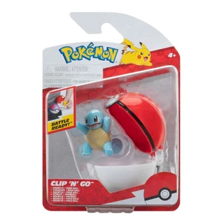 Boneco Squirtle com Pokébola - Pokémon