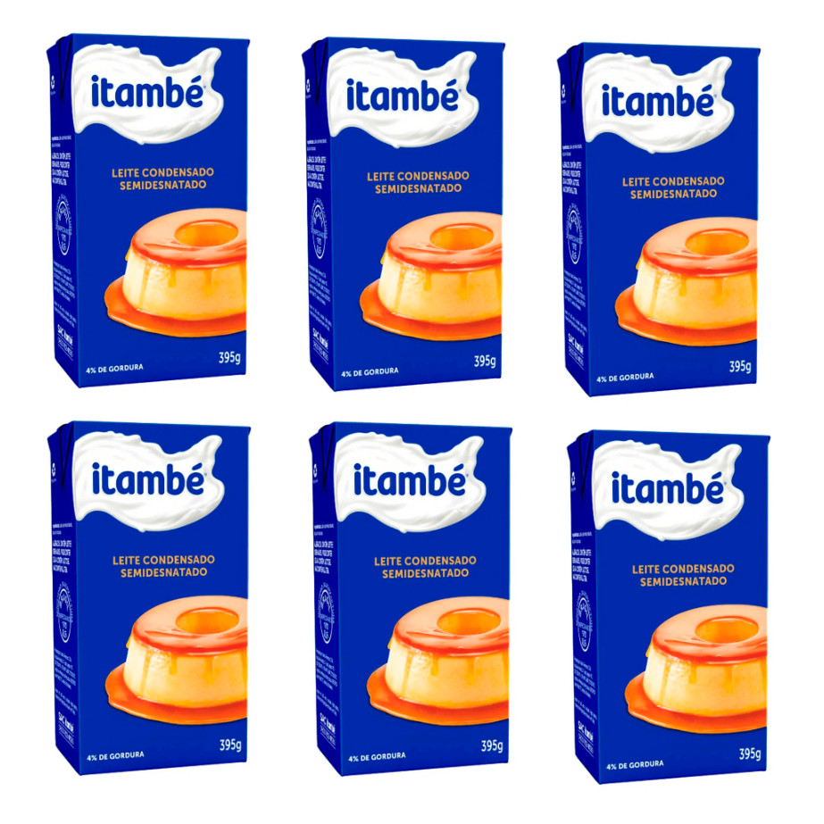 Leite condensado Itambé 395g com 27 unidades