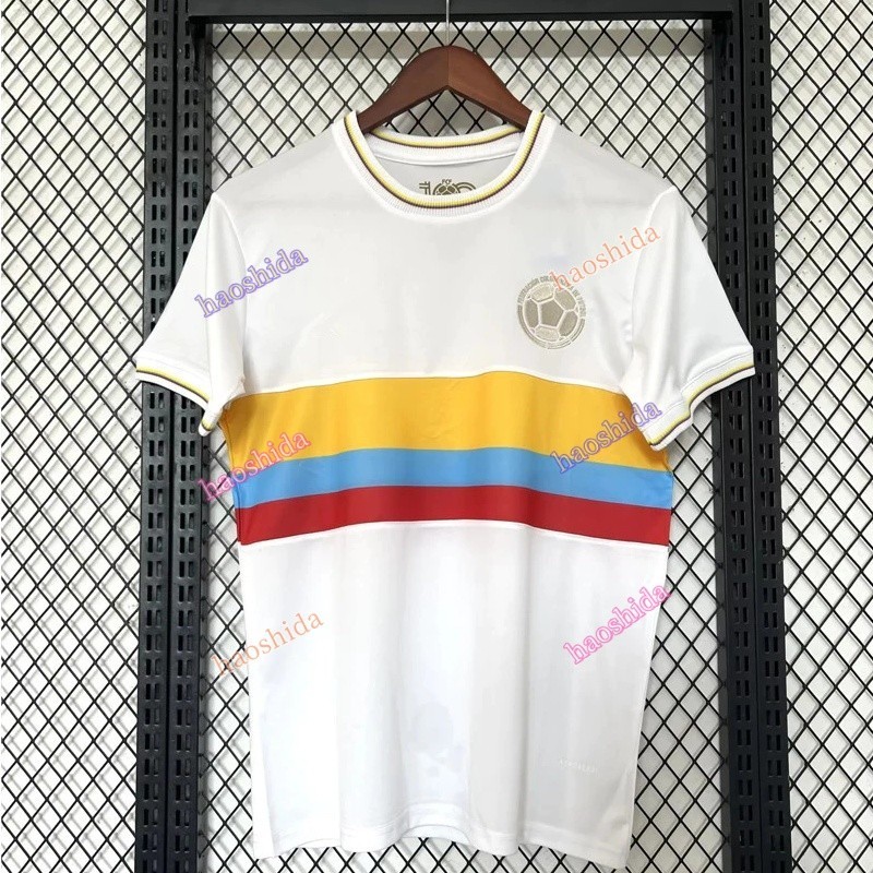 Camisa Masculina 100th Anniversary 24/25colombia Camisa de Futebol
