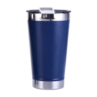 Copo Térmico Longa Duração Com Tampa Abridor 473ml Aço-inox