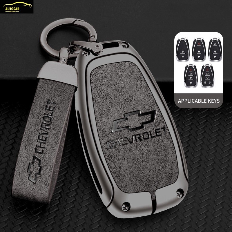 Custodia per portachiavi Chevy con portachiavi, in morbido TPU
