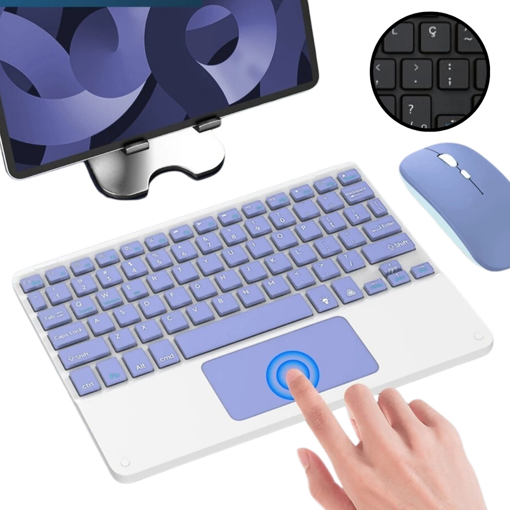 Teclado Magnético Sem Fio Para Xiaomi Redmi Pad SE 8.7 (2024) | Shopee ...