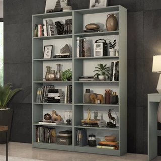 Kit Madesa com 2 Estantes Livreiro 6908 em Oferta na Shopee