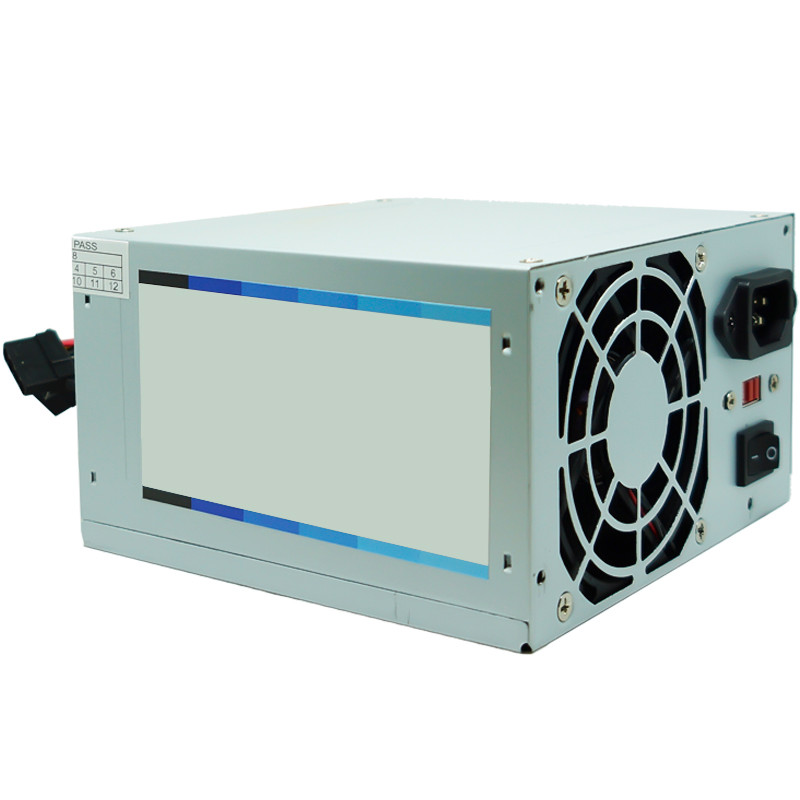 Fonte Pc Atx 200W Reais Real Silenciosa com Cabo de Força Nova Knup KP-517 Cinza Bivolt